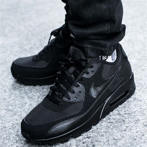 Black nike air max not only improve the mechanics of the body while running but also have a good aesthetic. Nike Air Max 90 Essential 'All Black' 537384-090 - Sklep ...