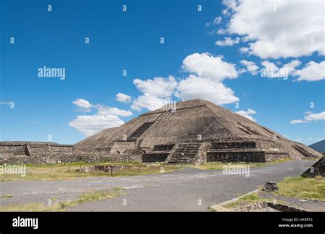 The Pyramid Of The Sun Is The Largest Pyramid In Teotihuacan And One Of