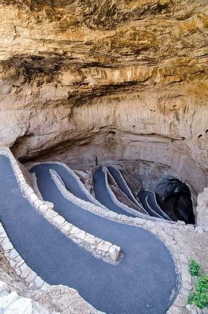The Road To Hell In The Carlsbad Caverns National Park New Mexico R