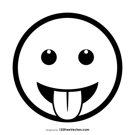 Smiley Face Emoji Vector At Getdrawings Free Download