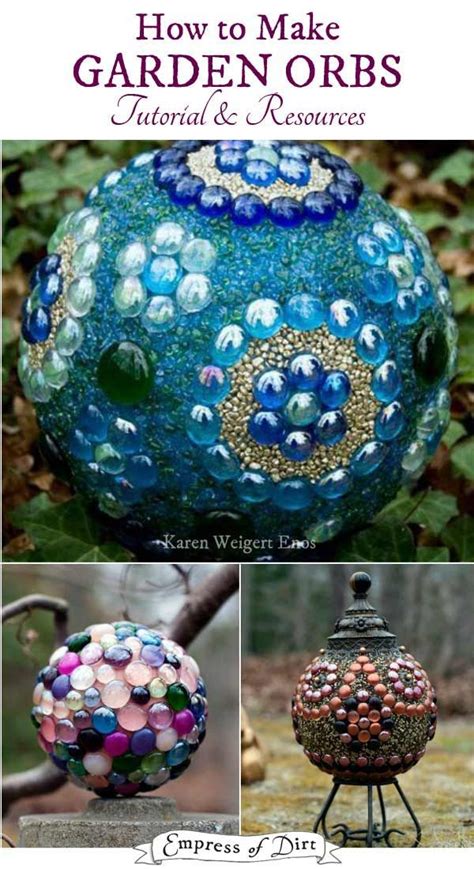 Garden Art Orbs With Artist Karen Weigert Enos Glass Garden Art