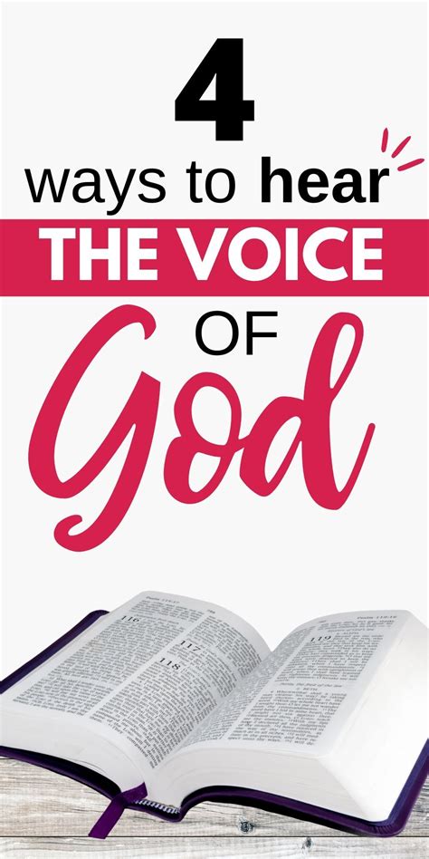 Hearing Gods Voice 4 Ways To Know Its His Voice Hearing Gods
