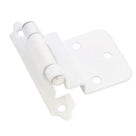 Richelieu Hardware White Semi Concealed Self Closing 38 In Overlay