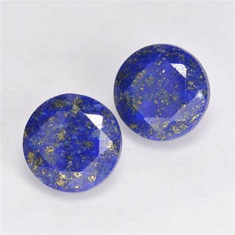 09ct 2 Pcs Bright Blue Lapis Lazuli Gems From Afghanistan