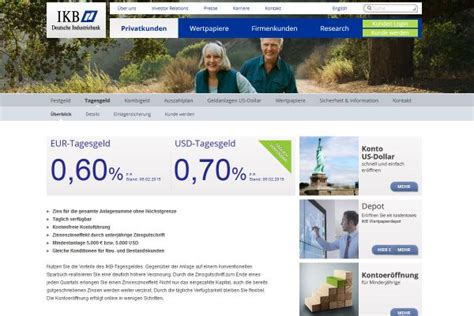 Fortan hatte die kleine, auf finanzierung des mittelstandes spezialisierte bank mit einem makel zu leben: IKB Deutsche Industriebank Tagesgeldkonto ...