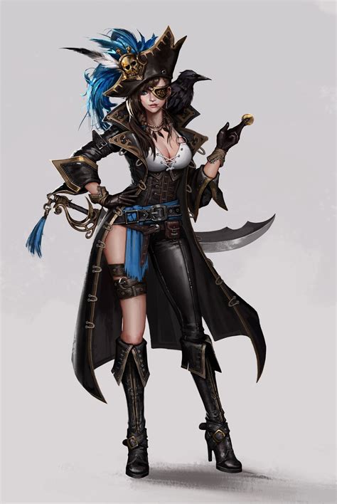 Artstation Pirate Ha Yul Lee Girls Characters Dnd Characters