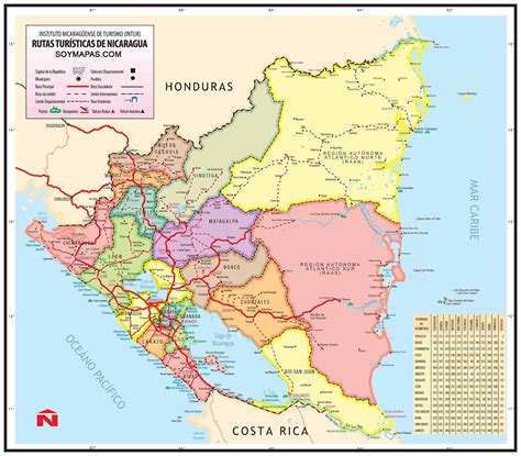 Mapas De Nicaragua