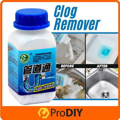 clog remover dredging drain pipe basin cleaner clogged drainage powder