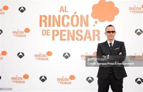 Risto Mejide Presents The Tv Programme Al Rincon De Pensar For