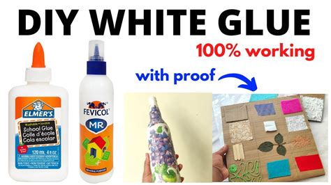 Diy Fevicol How To Make Homemade White Glue Strong Craft Glue Diy