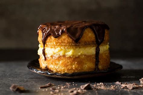 This mini vanilla cake recipe is made in one bowl & is incredibly moist! 4 Inch Boston Cream Pie Cake For Two - Homemade In The Kitchen
