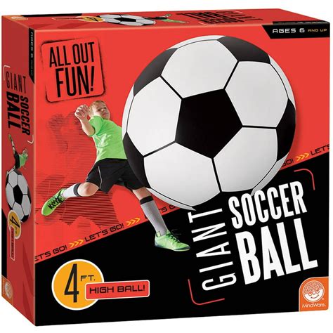 Giant Inflatable Soccer Ball Physical Activities 1 Piece Walmart