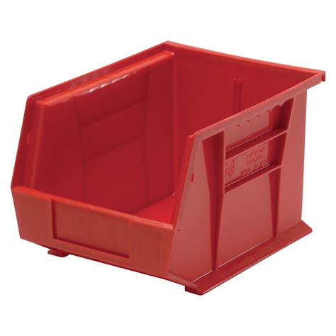 Resistant to moisture, chemicals, solvents and most oils. Quantum Storage Heavy Duty Stacking Bins — 10 3/4in. x 8 3 ...
