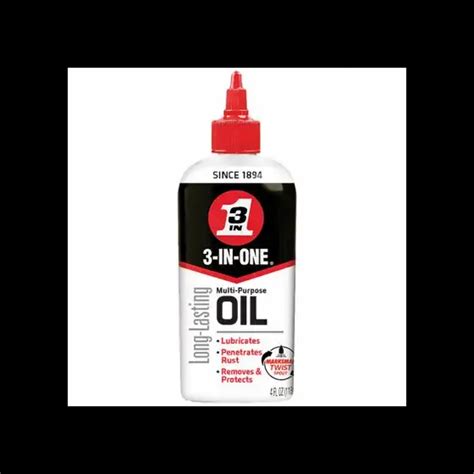 3 In One 100703 Multi Purpose Oil With Telescoping Spout 4 Ounce Oil