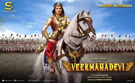 Veeramadevi First Look Sunny Leone Looks Majestic As A Warrior Queen Photosimagesgallery