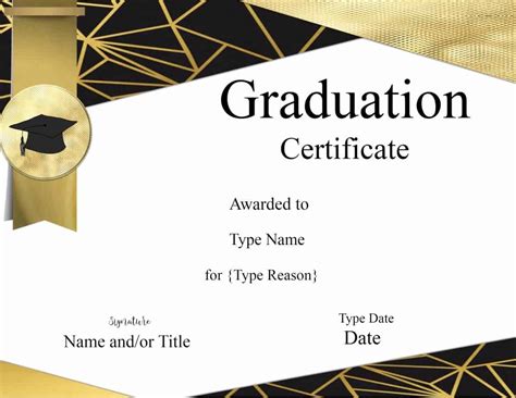 Folded Graduation Certificate