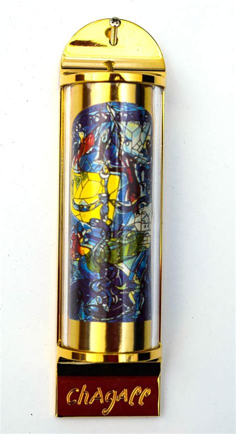 Sold Price Marc Chagall Mezuzah Silkscreen On 24k Gold Plated
