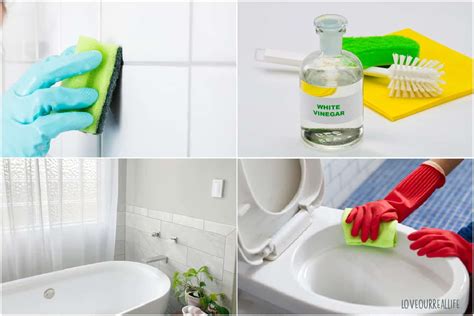 How To Clean Your Bathroom Step By Step Guide ⋆ Love Our Real Life