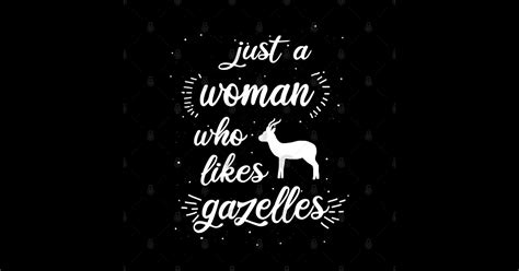 women gazelle girl saying antelope print gazelles sticker teepublic