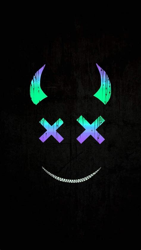 Amoled Black Smile Posted By Sarah Johnson Glitch Smile Hd Phone