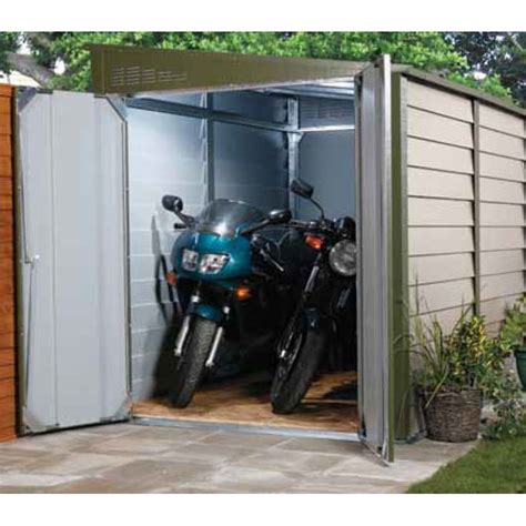 Abri de jardin un garage parfait pour vos motos. Garage à Motos / Abri Métallique Titan 960 - 5.54 cm² ...