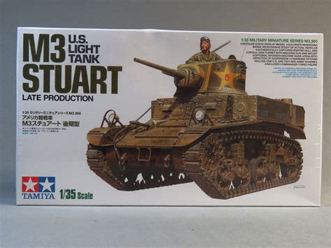 Tamiya M3 Us Light Tank Stuart Model Kit 135 Scale 35360
