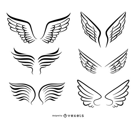 Angel Wings Pack Vector Download