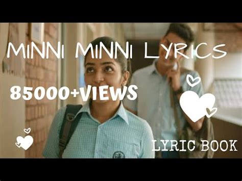 Minni minni karaoke with lyrics june movie song. June movie song |Minni minni lyrics | - YouTube