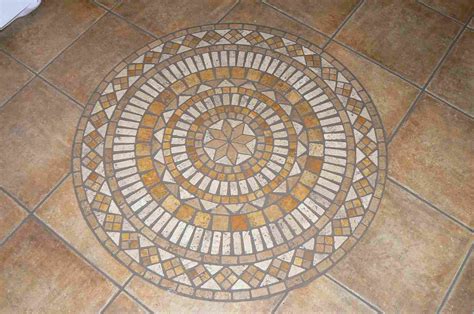 Mosaic Tile Entry Patterned Floor Tiles Mosaic Flooring