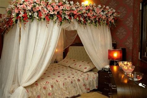 Romantic Themes For First Night Bed Decoration Creating A Magical Retreat For Newlyweds
