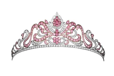 Pink Diamond Tiara Created By Asprey Jewellery And Bought