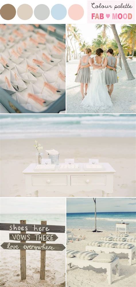 Beach Wedding Colors Schemes Beach Color Schemes Beach Color Palettes Wedding Color Pallet