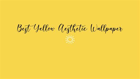 Artsy Yellow Aesthetic Wallpaper Laptop Find Images Of Yellow Background