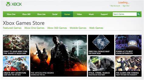 Microsofts Xbox Live Marketplace Is Now Called Xbox Games Store