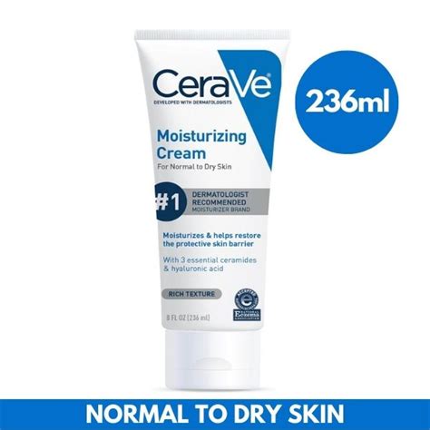 Hydrate And Soothe Dry Skin With Cerave Moisturizing Cream 236ml