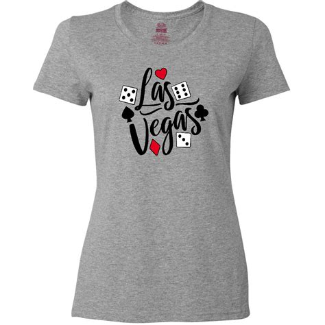 Las Vegas Dice And Card Suites Womens T Shirt Inktastic