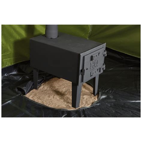 Although these stoves sound great in theory, their safety level is lower than an electric heater, so you cannot buy them without doing your research. HQ ISSUE Outdoor Wood Stove - 648081, Stoves at Sportsman's Guide