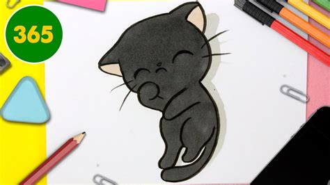 Comment dessiner un chat kawaii 🔥 apprendre à dessiner 🔥Comment