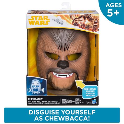 Star Wars Movie Roaring Chewbacca Wookiee Sounds Mask Funny Graaaawr
