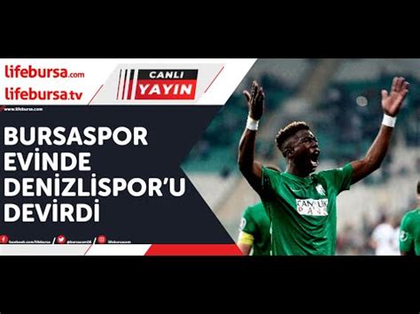 Bursaspor 1 0 Denizlispor YouTube