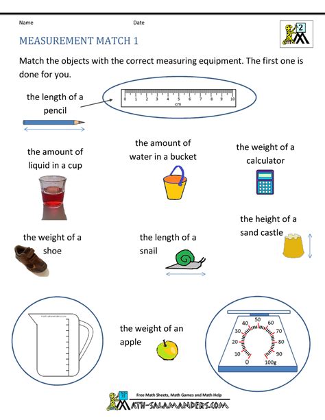 2nd Grade Measurement Worksheets