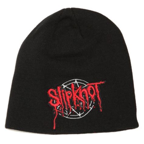 Slipknot Logo Black Beanie Hot Topic 17 Liked On Polyvore