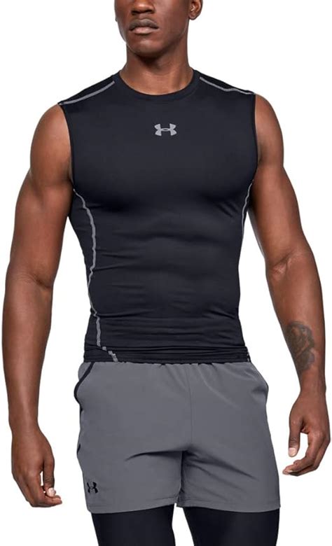 Under Armour Men S Ua HeatGear Armour Sleeveless Breathable Sleeveless T Shirt Comfortable Gym