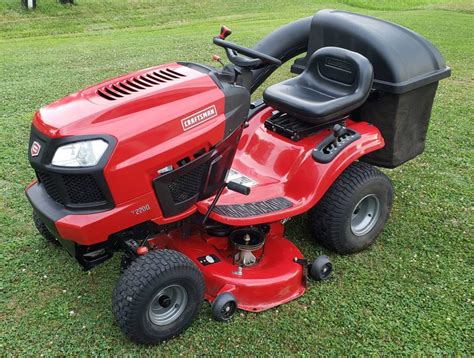 2015 Craftsman T2200 riding lawn mower with 2 bag for sale - RonMowers