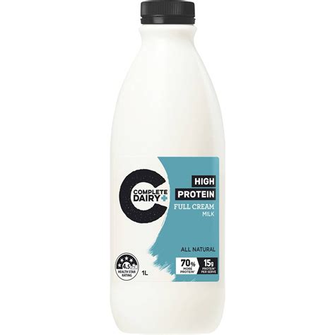 Calories In The Complete Dairy Full Cream Milk Calcount