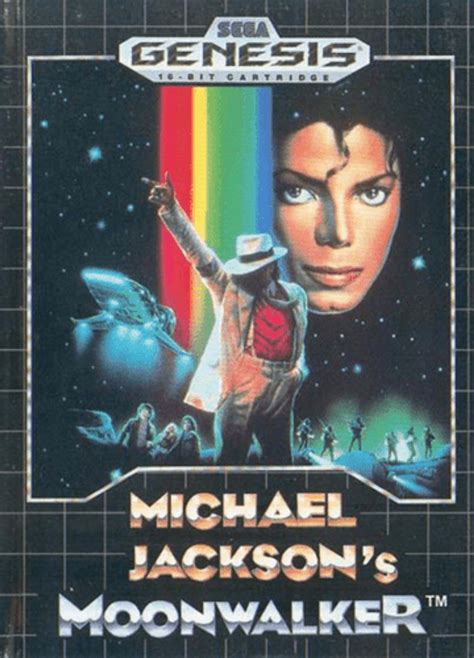 Complete Michael Jacksons Moonwalker Genesis Game For Sale