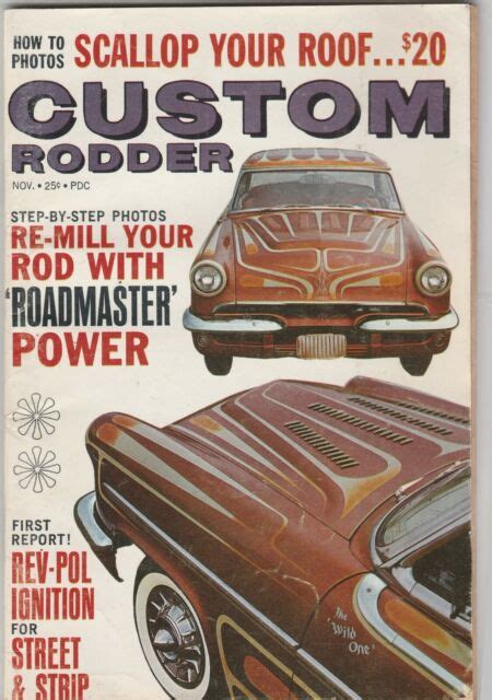 Custom Rodder Magazine November 1961 Ebay