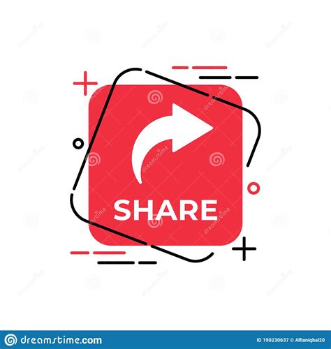 Share Button Icon Vector For Social Media Share Icon Button Vector