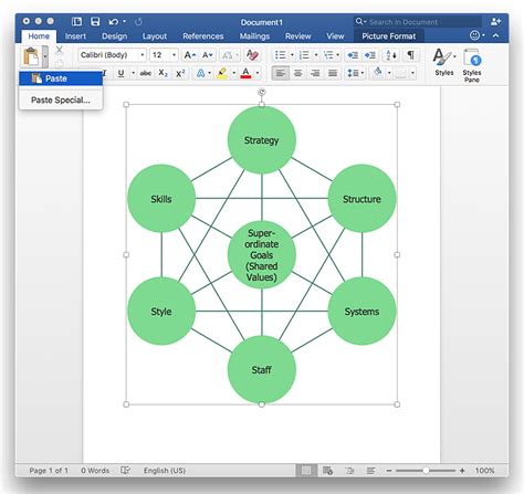 How To Add A Bubble Diagram To A Ms Word Document Using Conceptdraw Pro