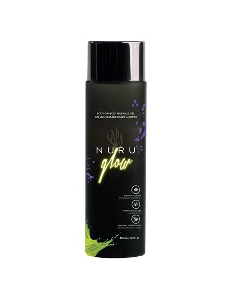 Nuru Play Glow Body2body Massage Gel 335ml